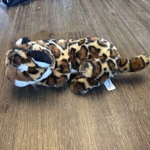 Jaguar Auto Car Promotional Leopard Plush Stuffed Animal 10" Sleeping Marketing